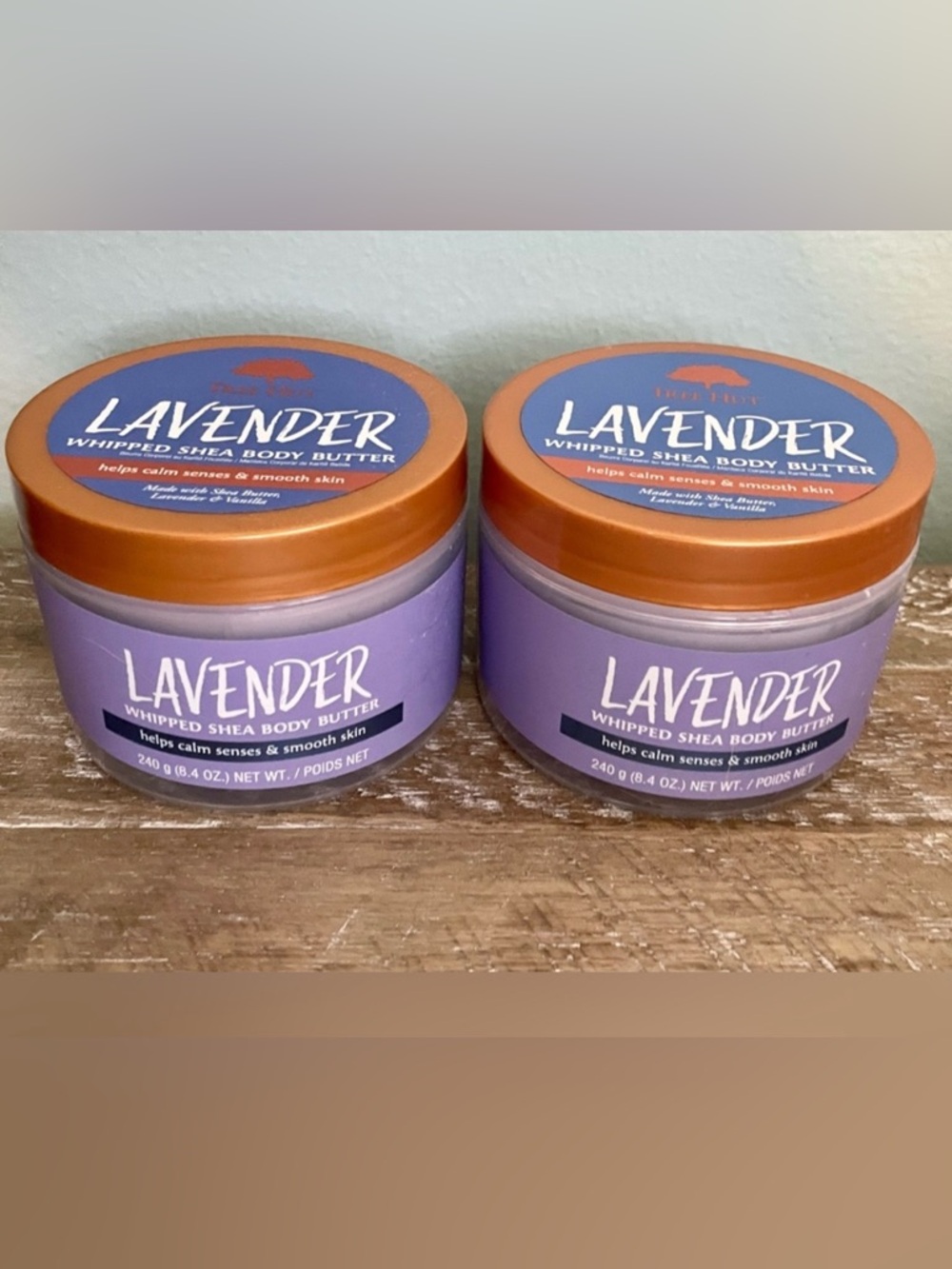Tree Hut Lavender Vanilla Body Butter Whipped Shea Calming Smoothing 16.8 oz New